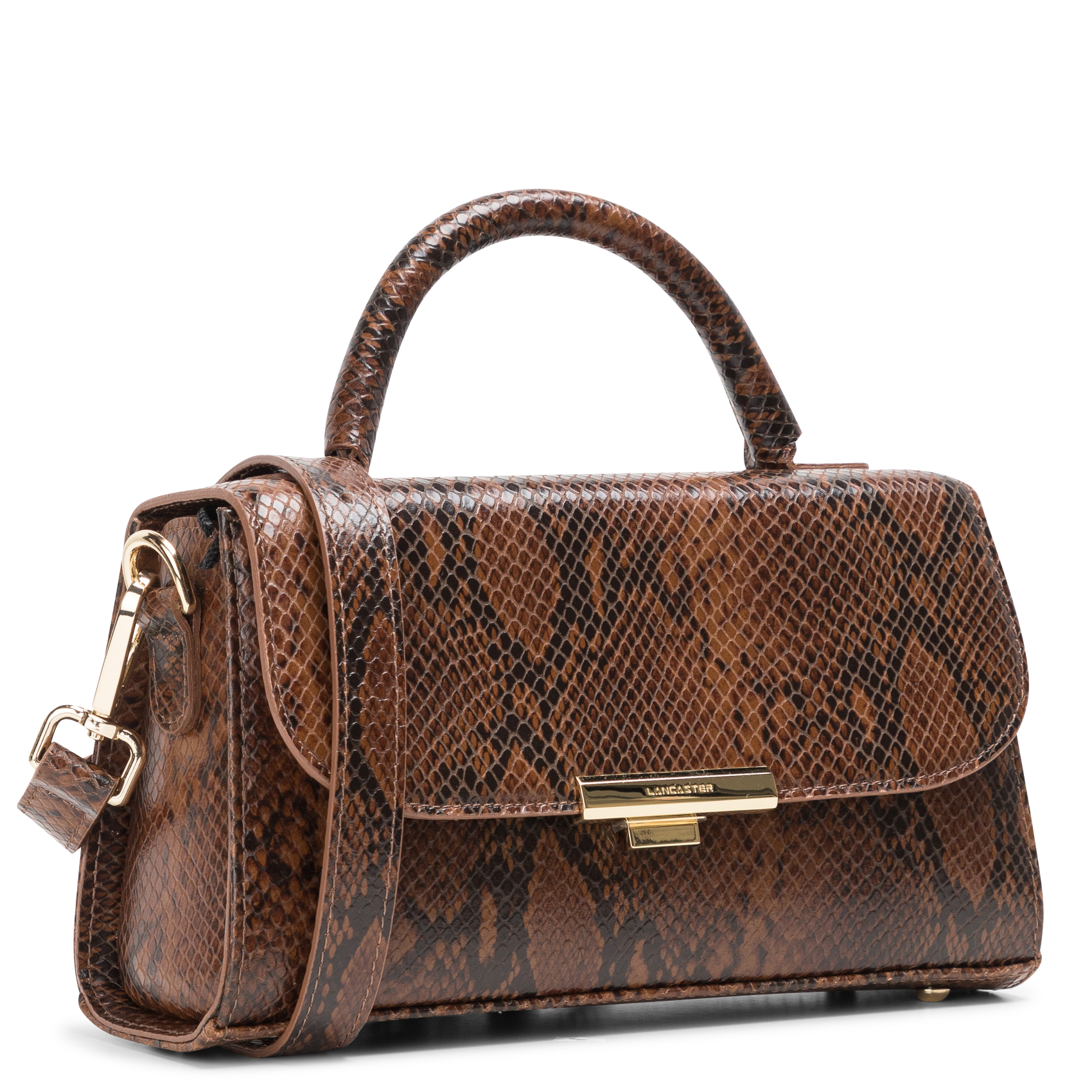 EXO EVENLY - Sac à main en cuir | Marron