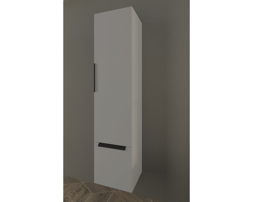 Urban hoge kast, mat grijs, 35 cm x 150 cm