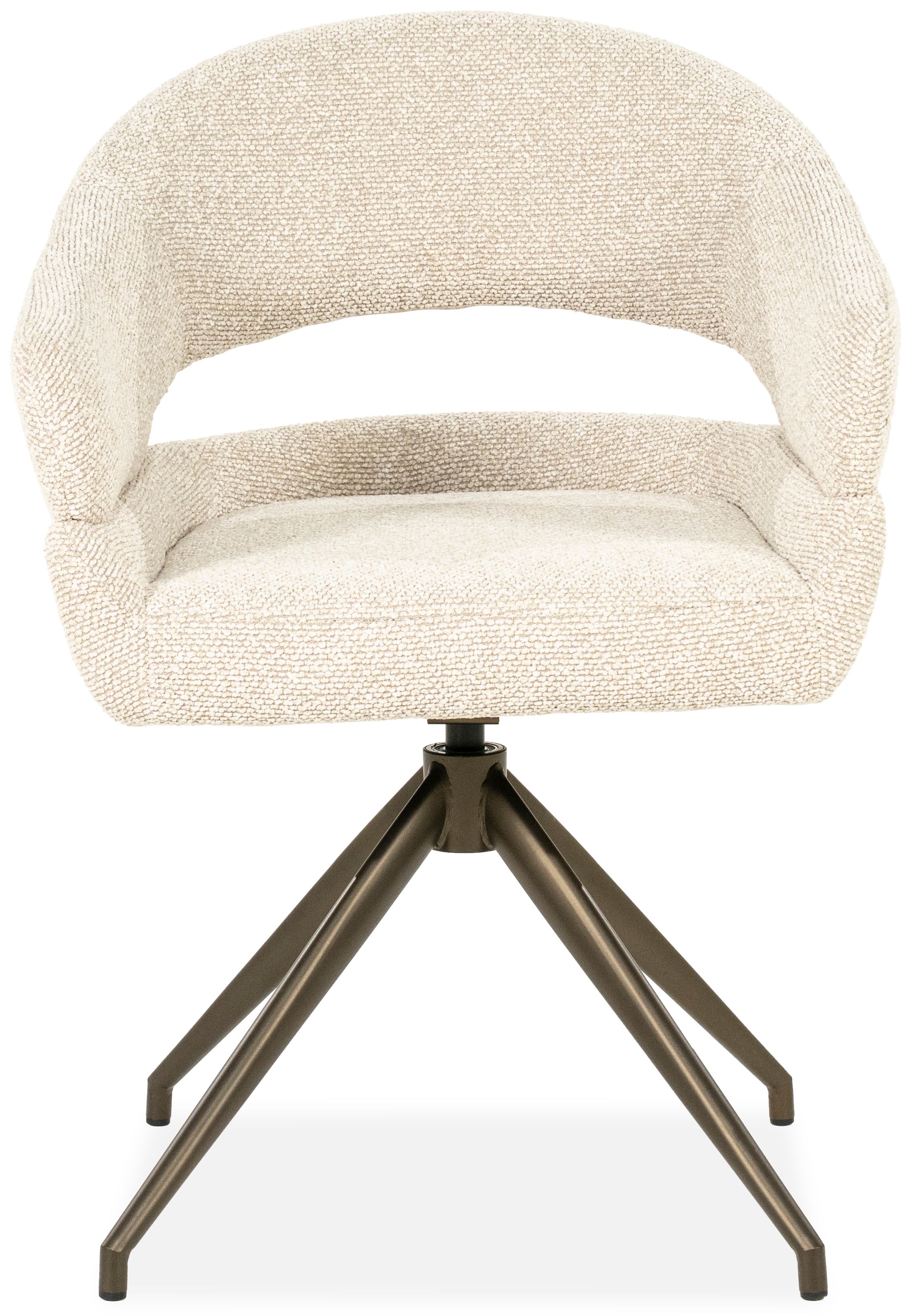 Eetkamerstoel Beige 96456 Hailey B58 x D60 x H80.5 cm