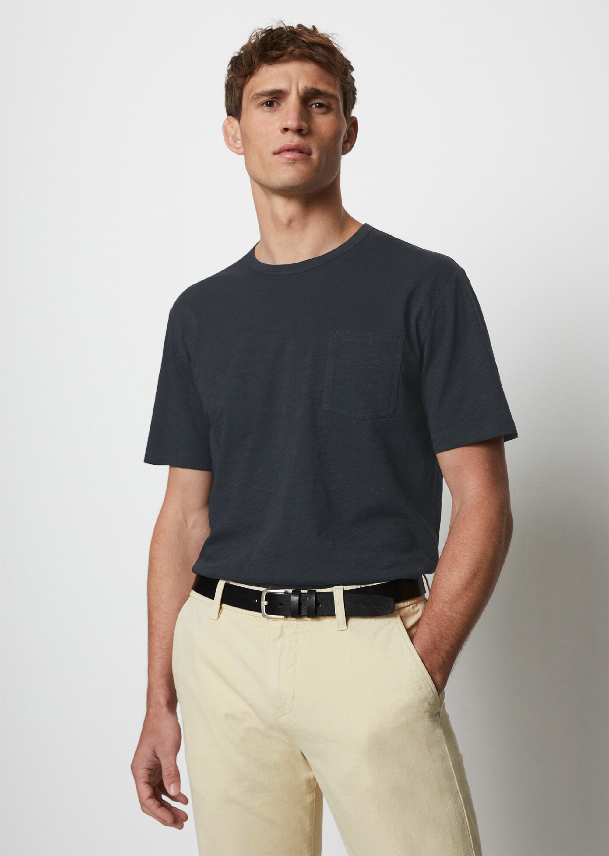 Slub-Jersey-T-Shirt regular aus Organic Cotton