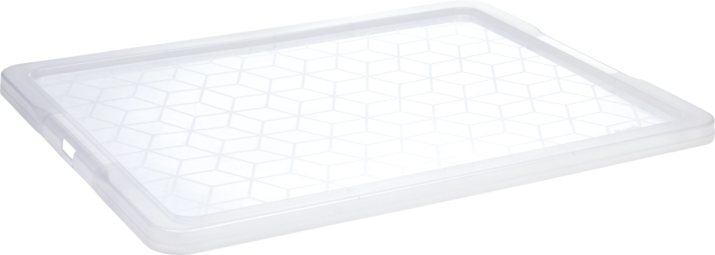 EVO Deckel Aufbewahrungsbox - Transparent / B: 59.3 cm x T: 79.1 cm x H: 2.8 cm