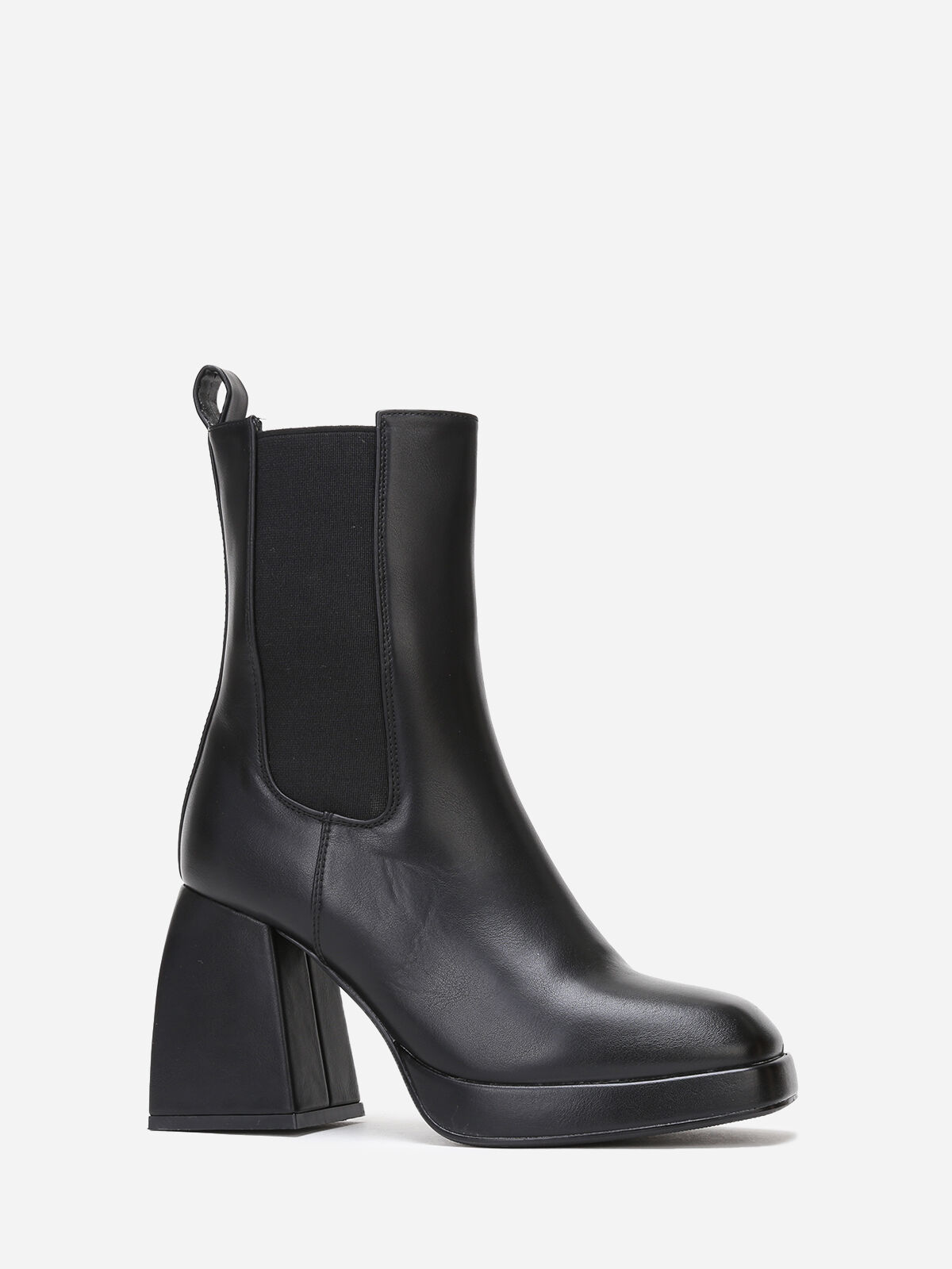 Bottines chelsea à plateforme- Noir