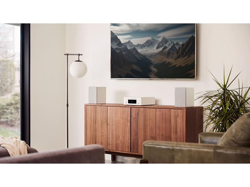Denon Netzwerk-Musik-System CEOL N12DAB Weiss Design-Komplettsystem mit CD-Player, DAB-/UKW-Radio, HDMI ARC und Streaming