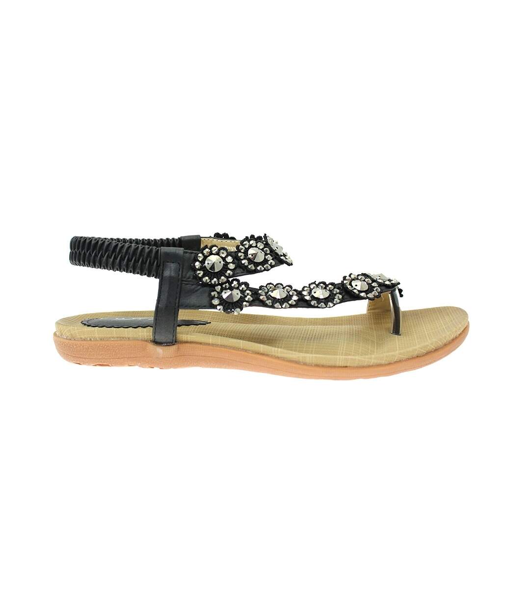 Lunar - Sandales CHARLOTTE - Femme (Noir) - UTGS273