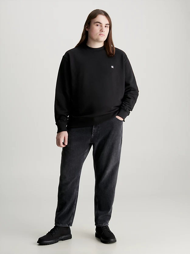 Moletom plus size de algodão felpudo