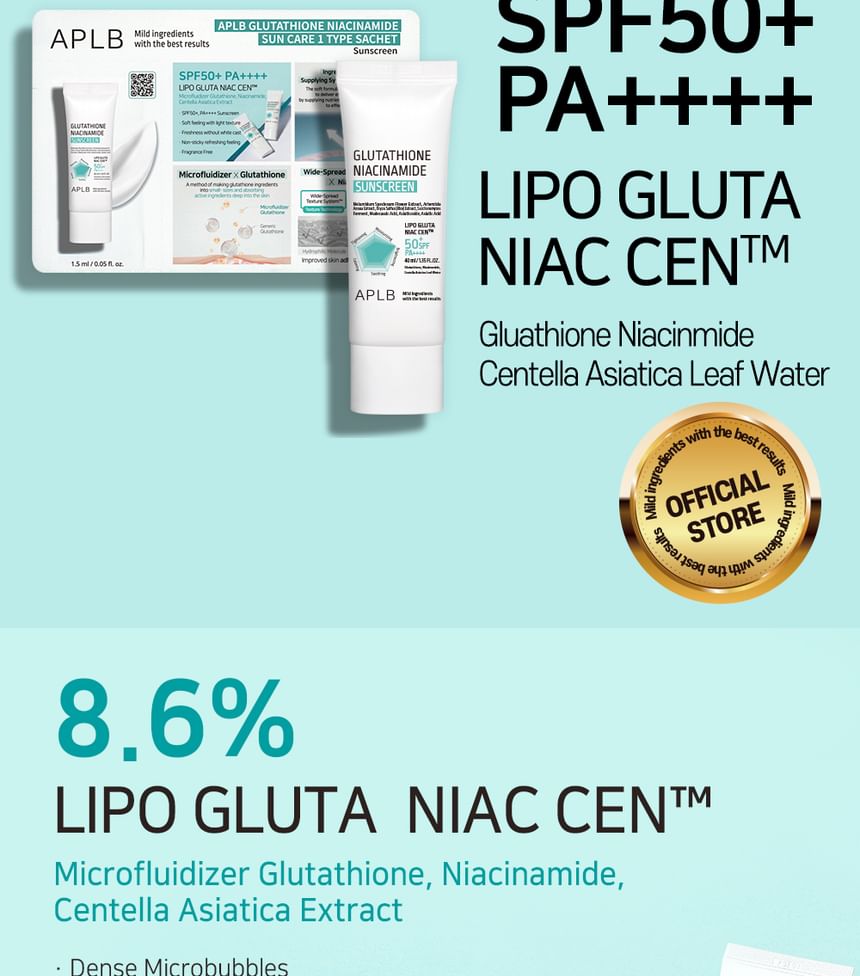 APLB - Glutathion Niacinamide Sachet Bundelset