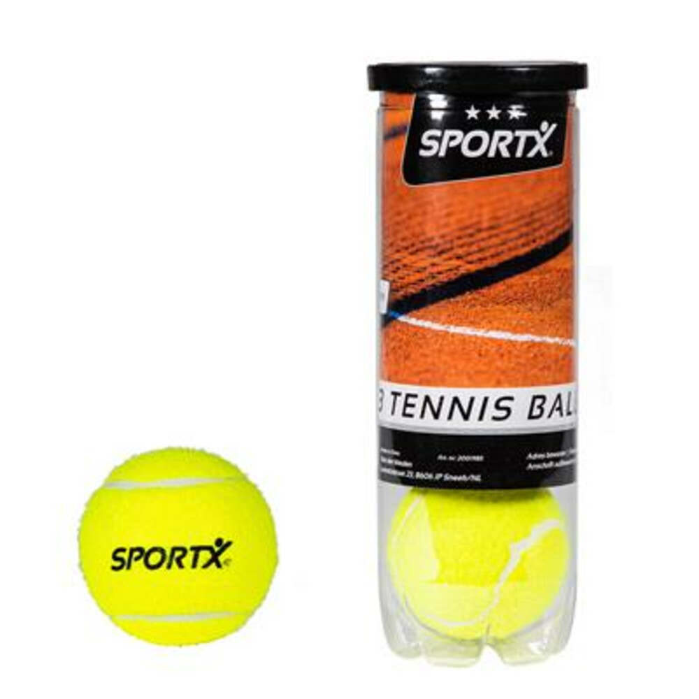 SportX Tennisballen in Koker 3 stuk