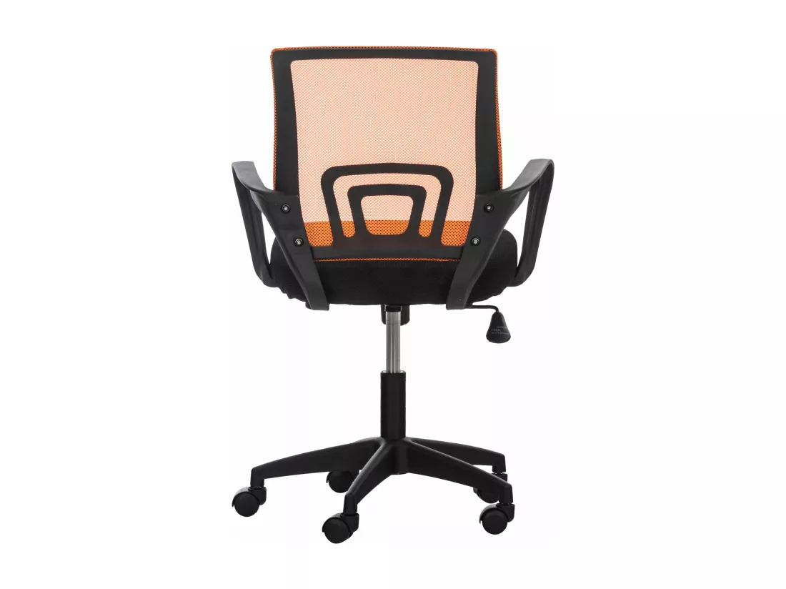 Chaise de bureau - Microfibre & Plastique - Orange - Auburn