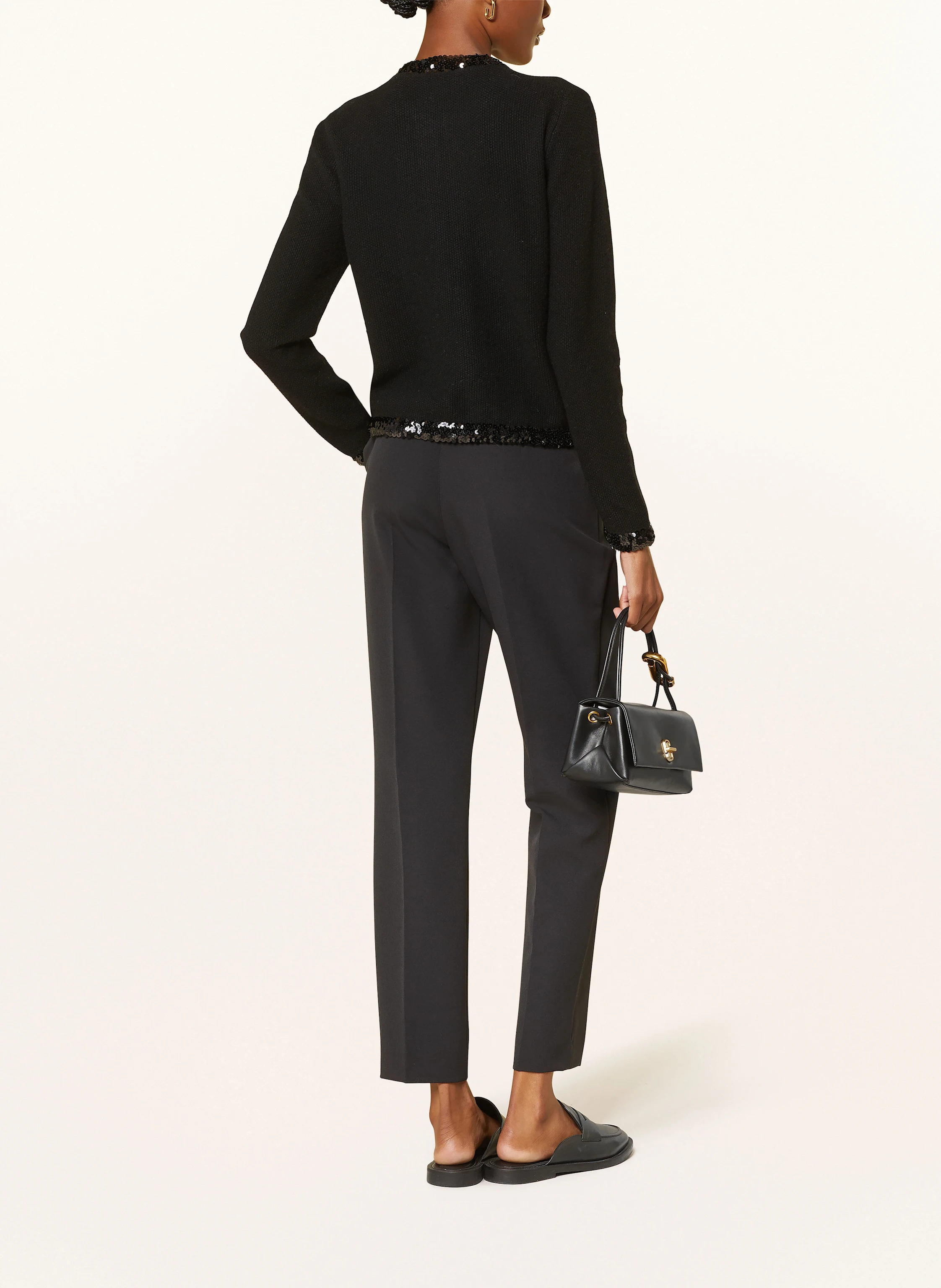 Princess GOES HOLLYWOOD Strickjacke mit Pailletten und Cashmere