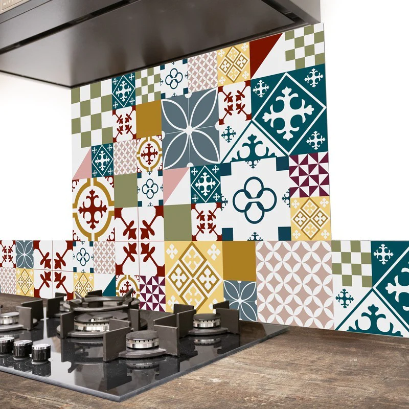 Crédence cuisine Fond de hotte ALU : L 90cm x H 70cm - CIMENT STYLE CO