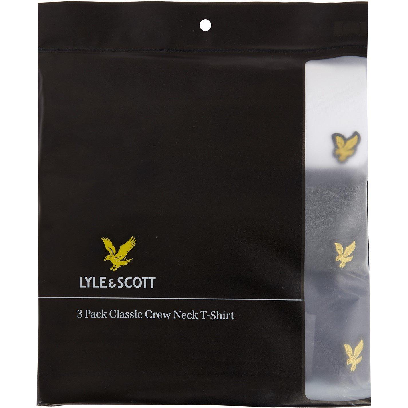 Lyle and Scott 3 Pack T Shirt Mens