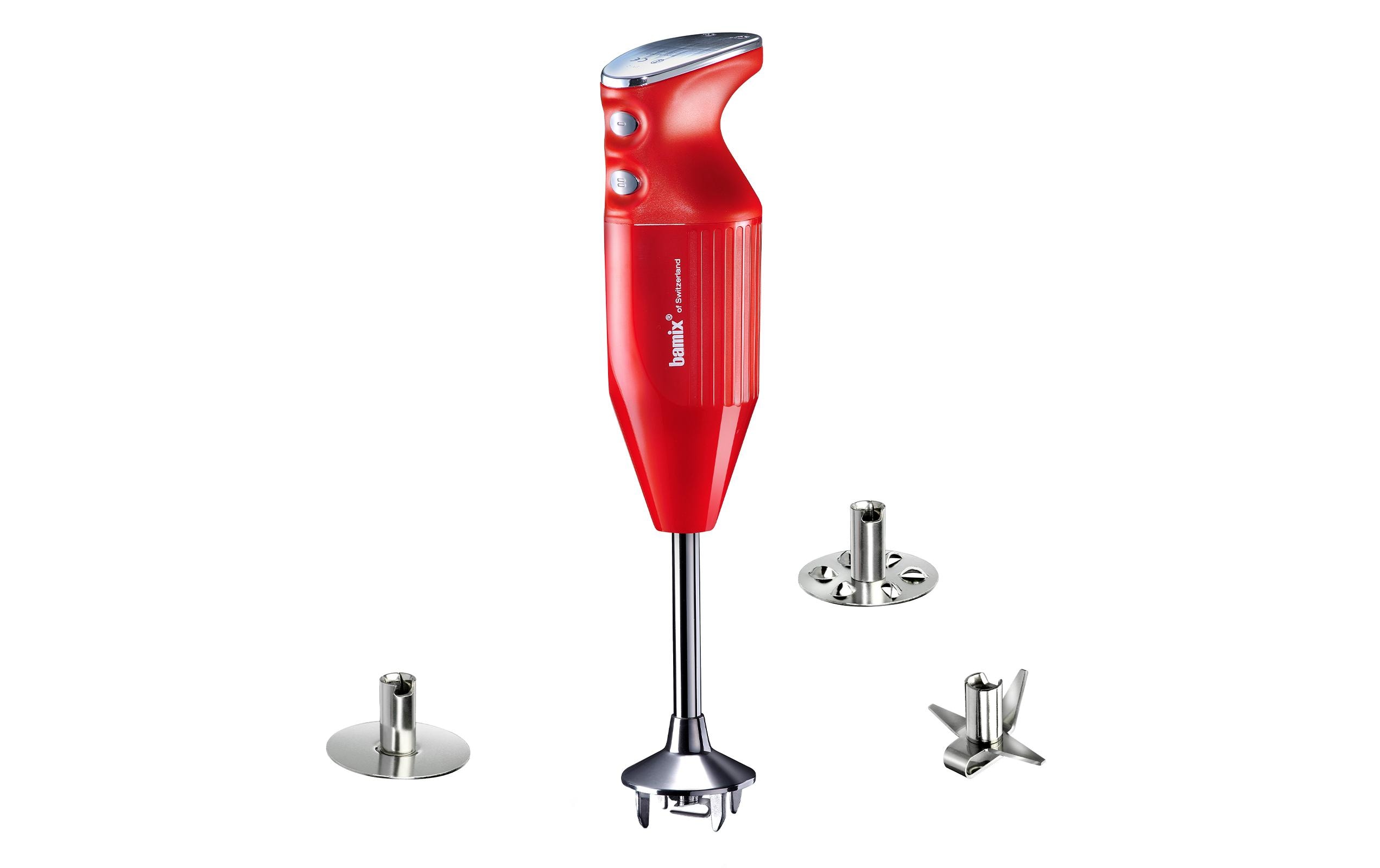 Stabmixer M250 Prime Chrom/Rot<br>Handlicher Stabmixer
