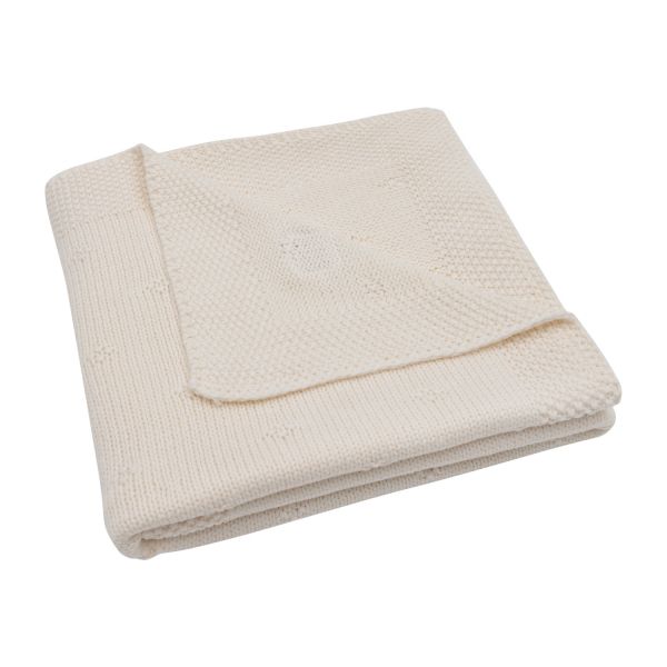 Jollein Cosy Knit Wiegdeken - 75 x 100 cm - Sea Green