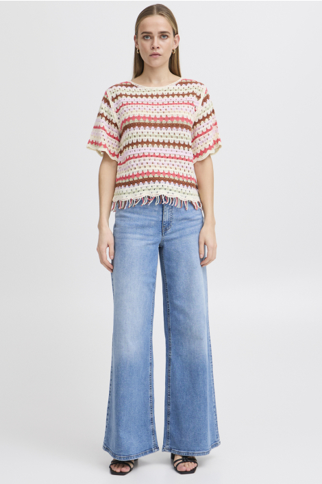 Ichi multi color dames t-shirt