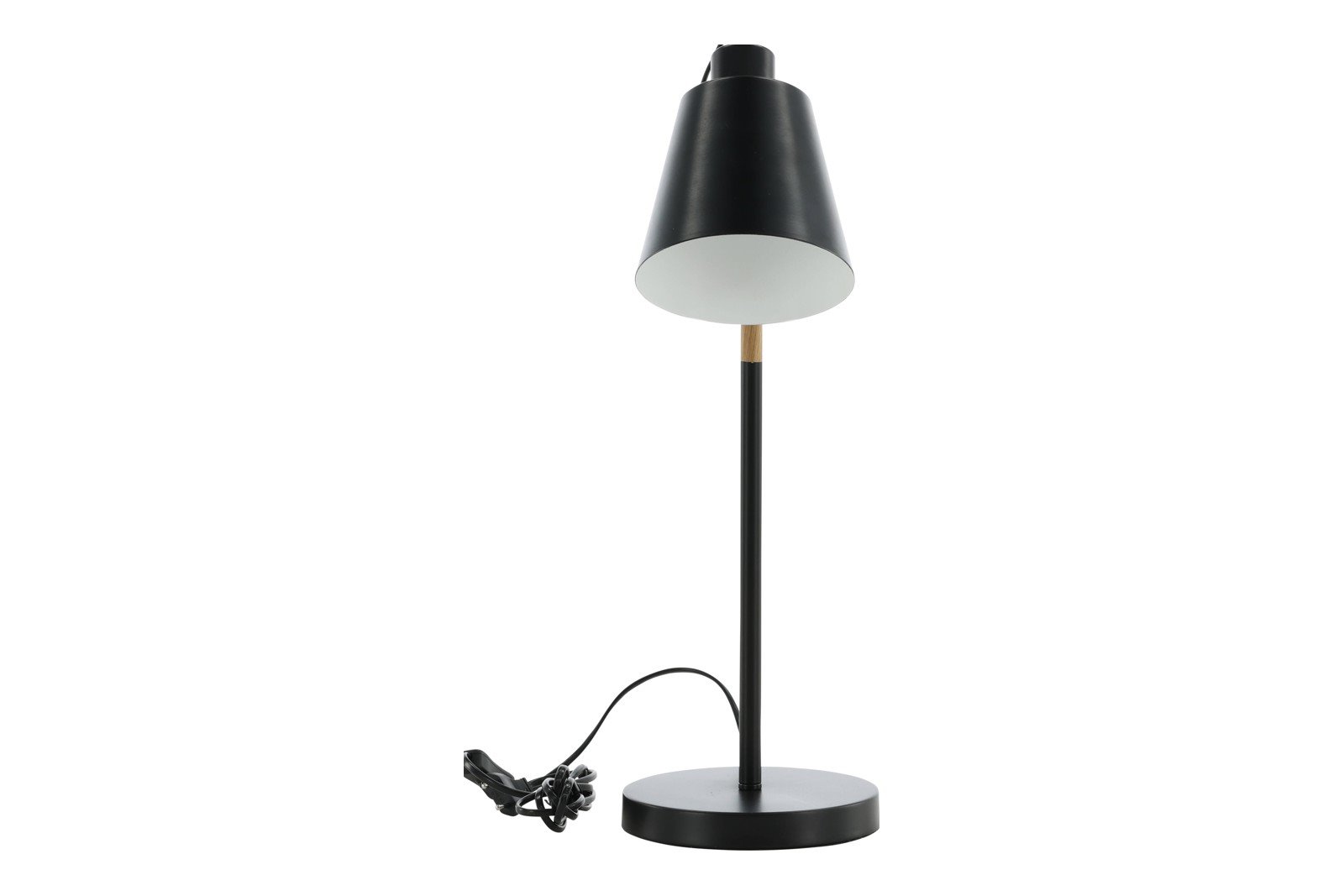 Skott bordlampe Sort