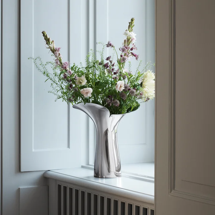 Georg Jensen - Bloom Botanica Vase, Edelstahl, large
