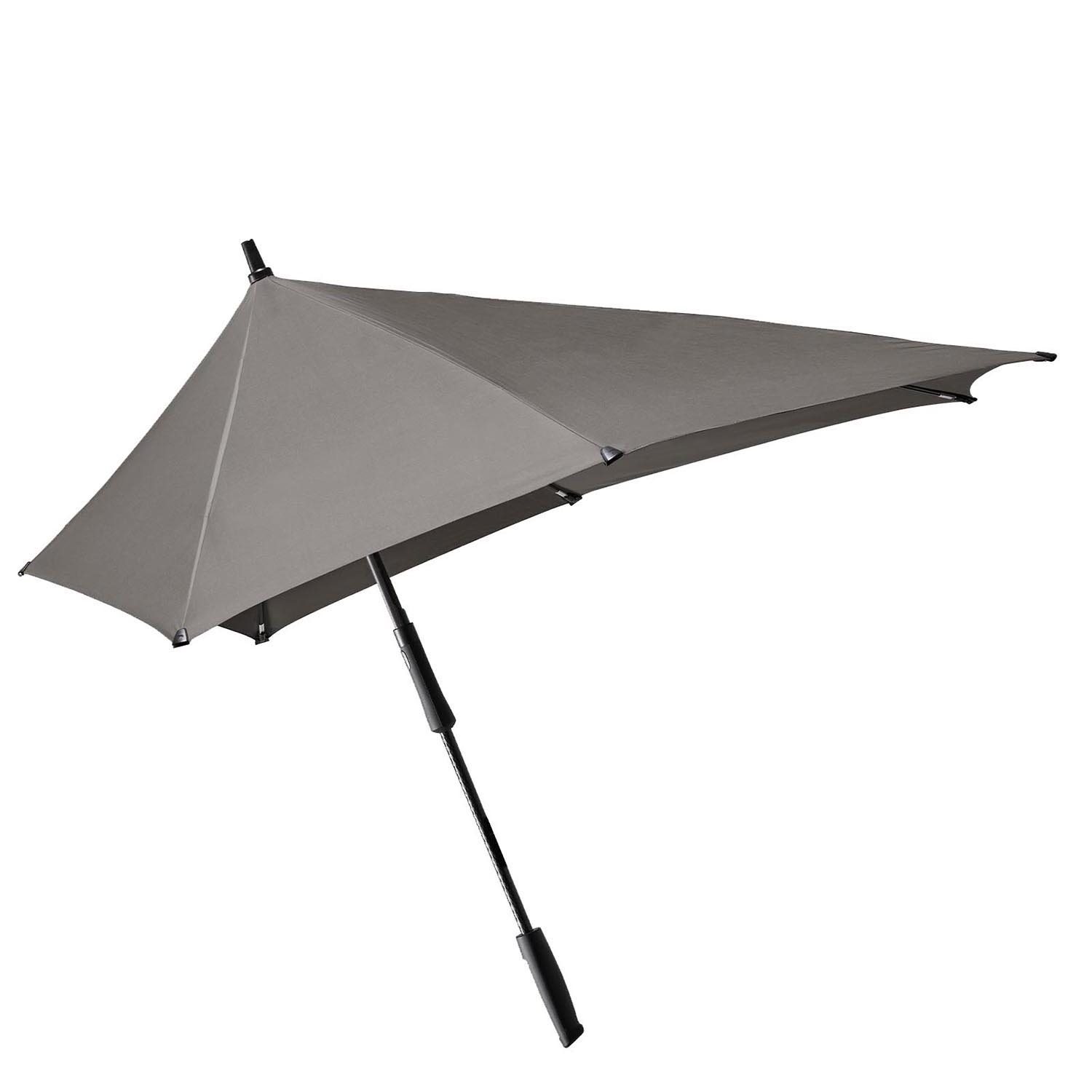 Senz XXL Stick Stormparaplu silk grey