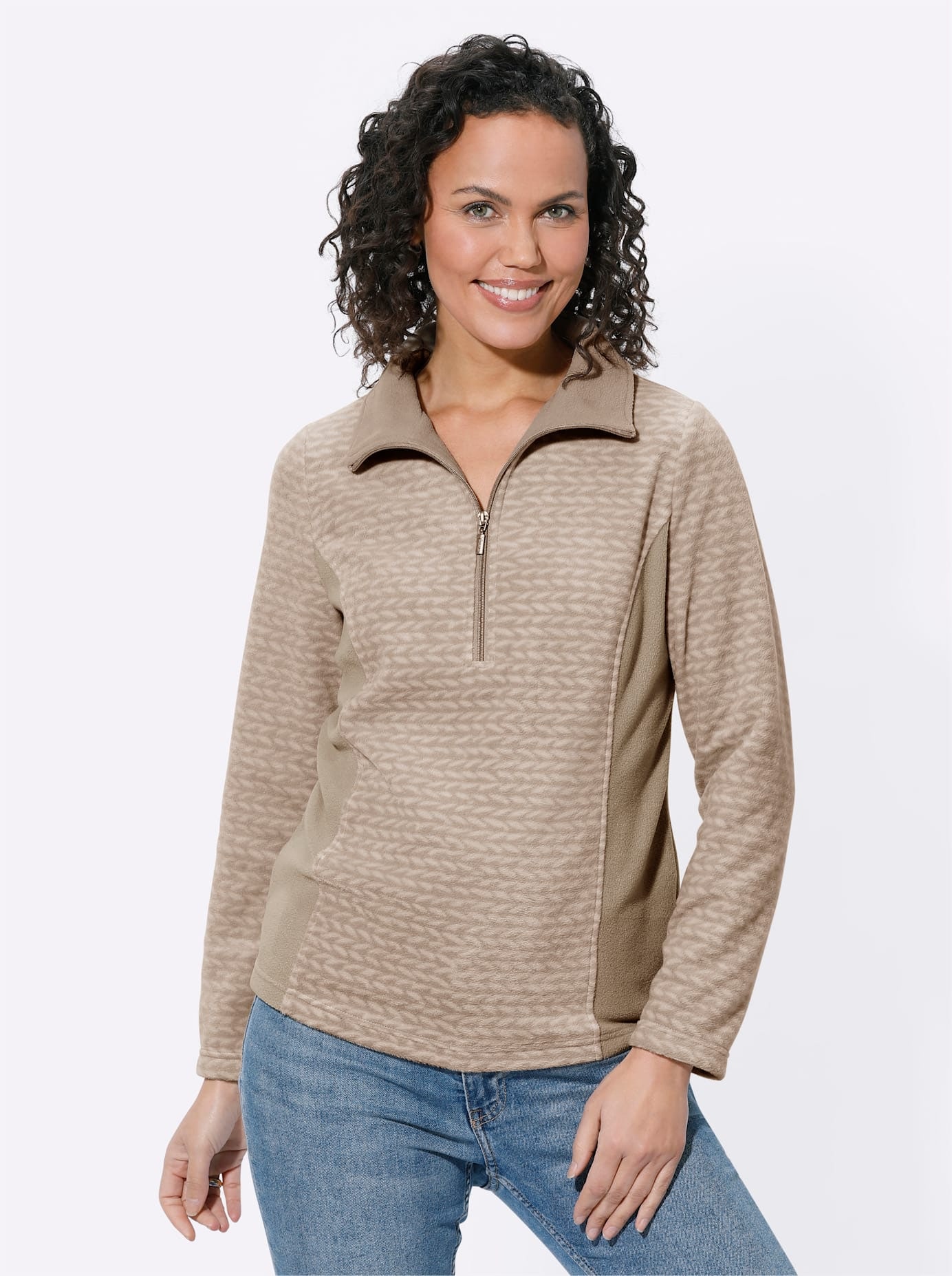 Casual Looks Fleeceshirt »Fleece-Shirt«, 1 Stk.