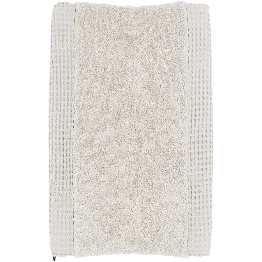 MEYCO Wickelauflagenbezug Waffel Teddy - Greige - 50 x 70 cm