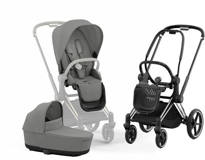 Cybex Priam Duovogn, Sepia Black/Chrome Black