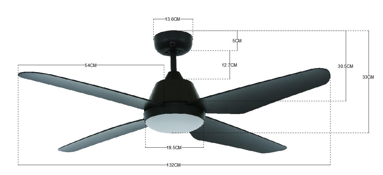 Deckenventilator ARIA LED