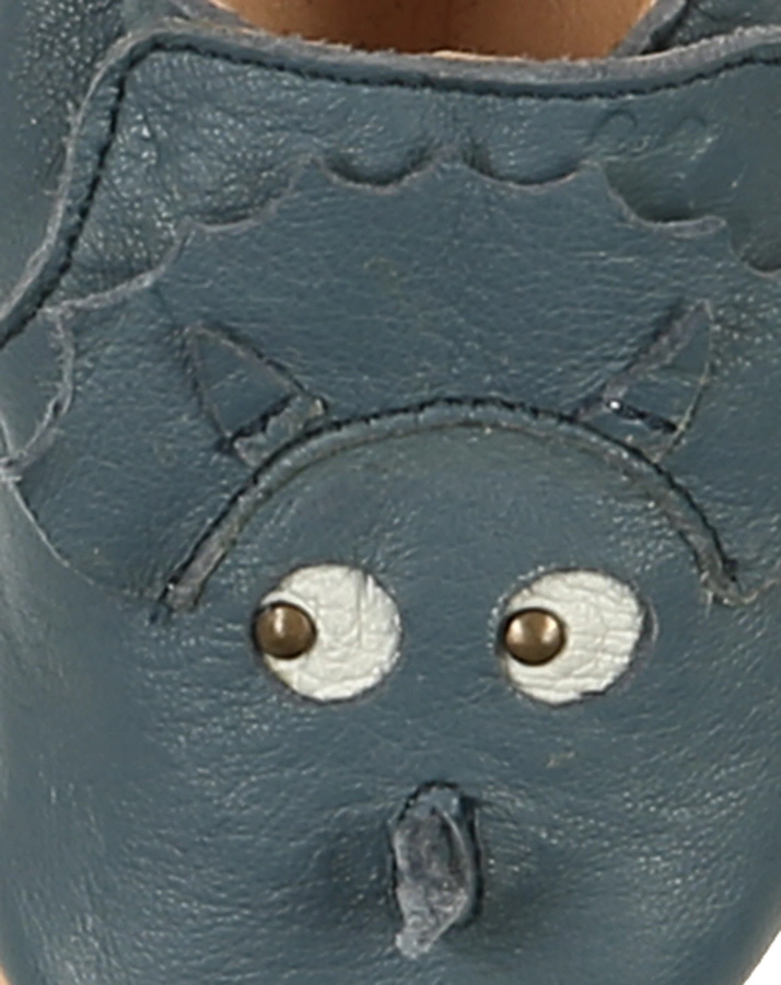 Krabbelschuhe BLUMOO TRICERATOP in denim