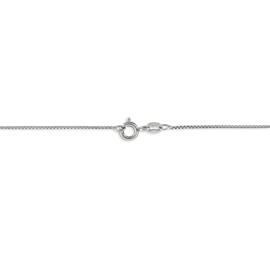 Collier Amy Argent Blanc Oxyde De Zirconium