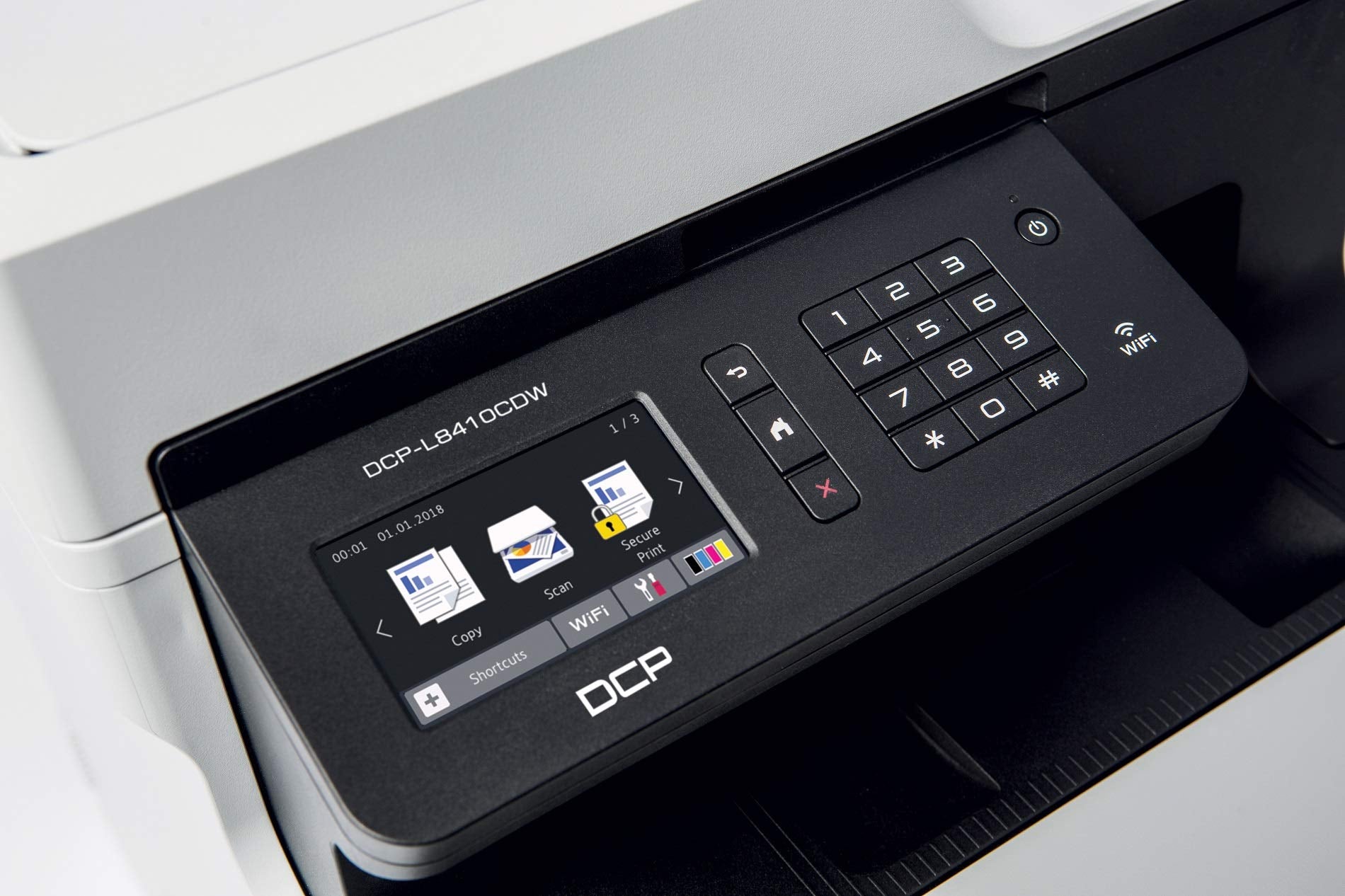 Brother DCP-L8410CDW Imprimante Multifonction 3 en 1 Laser - Professionnel - Economique - Couleur - Compact mais Puissant - Récompensé par Bli - A4, N