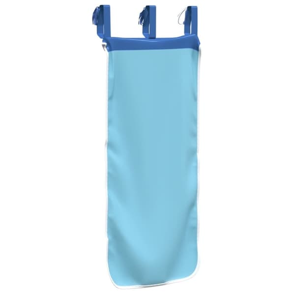 vidaXL Gardiner for køyeseng med tårn blå polyester