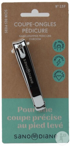Sanodiane 72 Coupe-Ongles Pédicure Chrome 1 Pièce