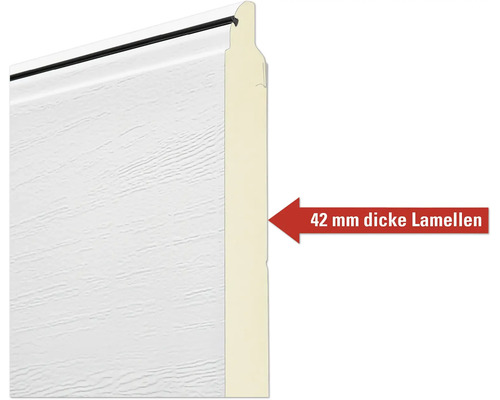 ARON Classic Garagedeur Sectionaaldeur M-ribbel Houtnerf RAL 8028 Terrabruin 2500x2125 mm incl. Garagedeuropener, 2-knops handzender