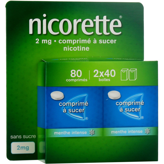 Nicorette 2 mg - Comprimés à sucer