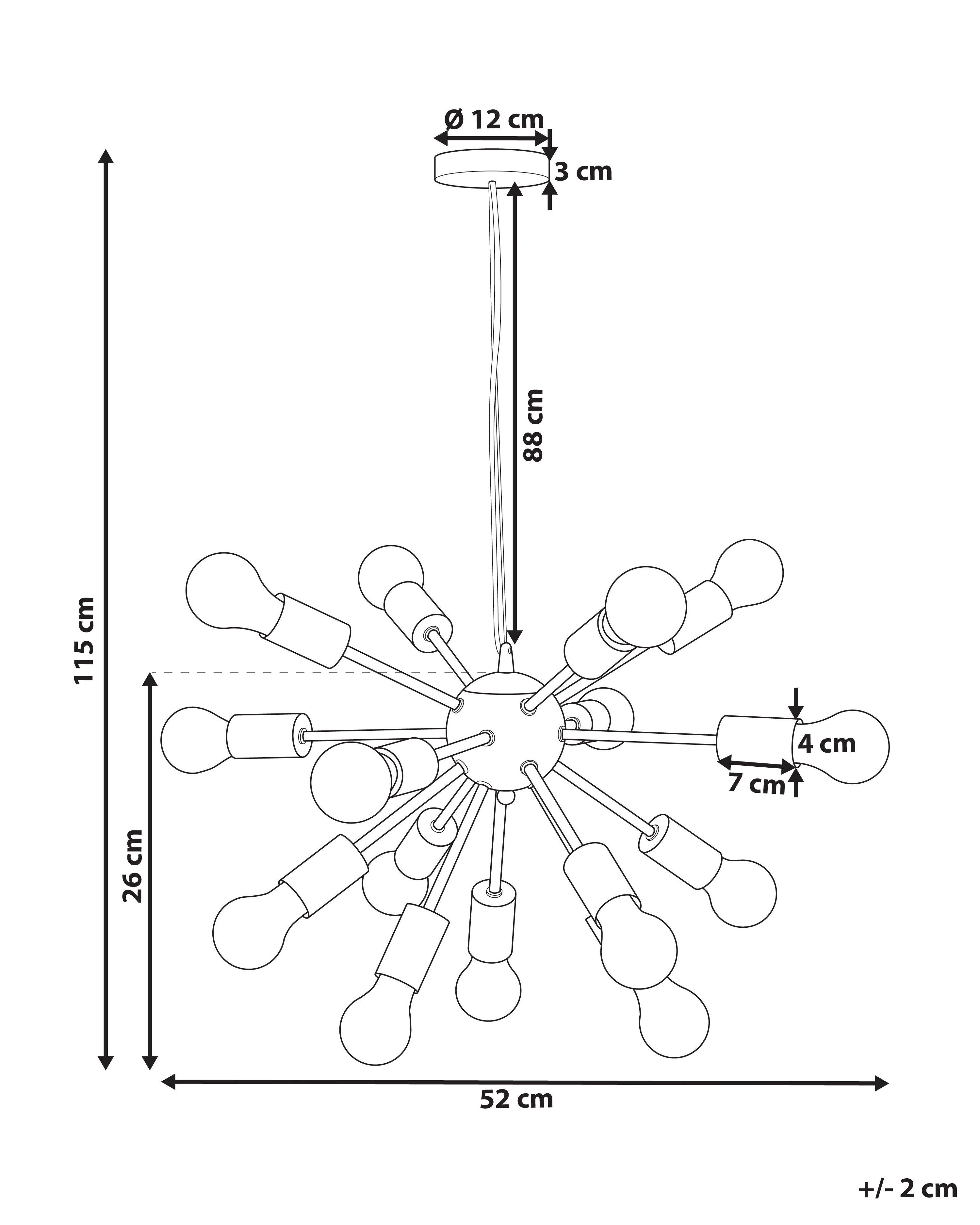 Hanglamp BALAGAS Metaal Zwart