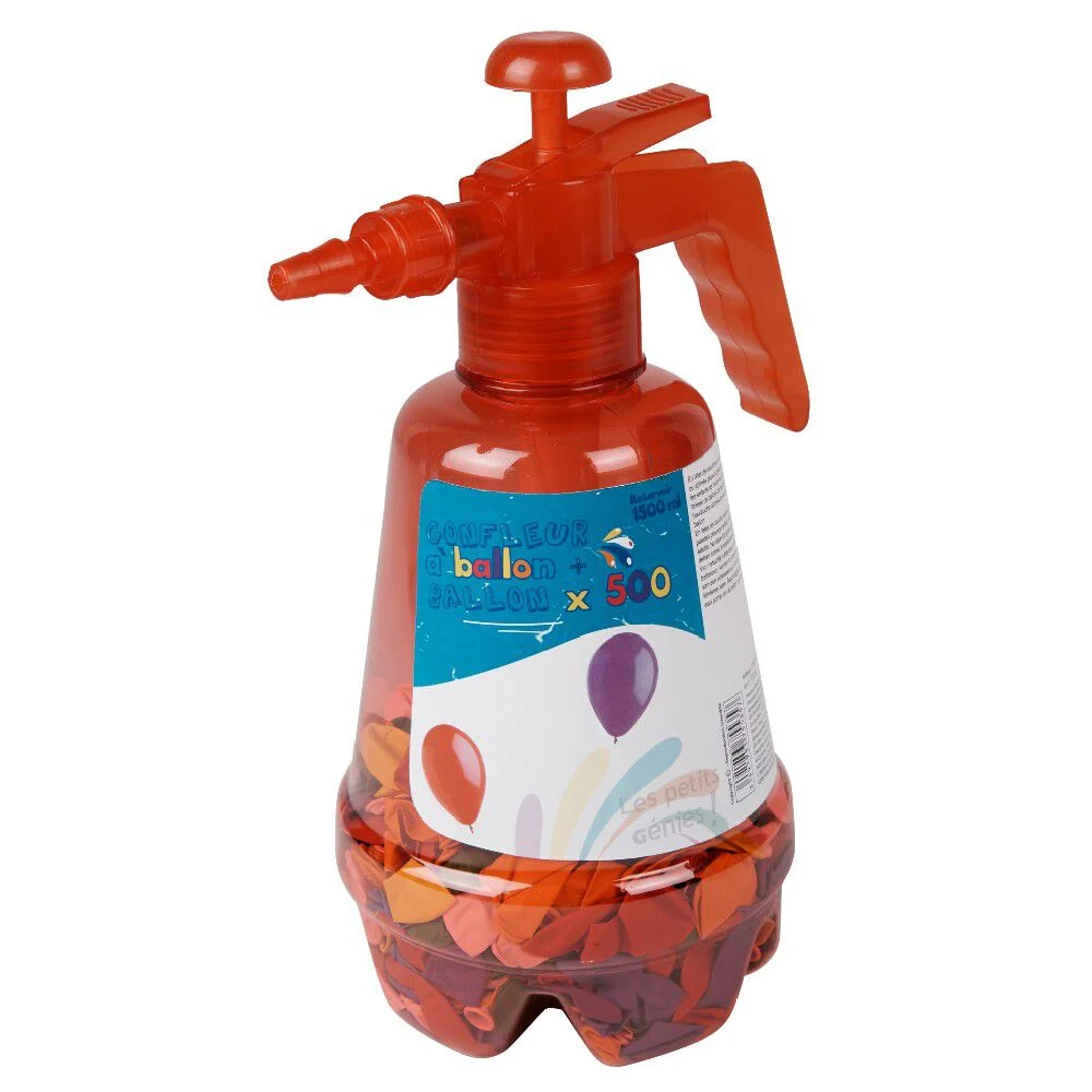 Gonfleur à ballons air et eau + 500 ballons