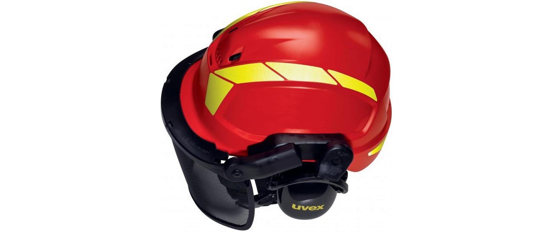 Schutzhelm Pheos Forestry, Rot<br>Forsthelm Komplettset