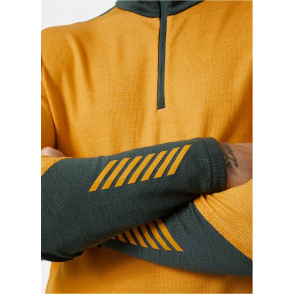 T-shirt thermique HELLY HANSEN LIFA MERINO MIDWEIGHT 1/2 ZIP CLOUDBERRY