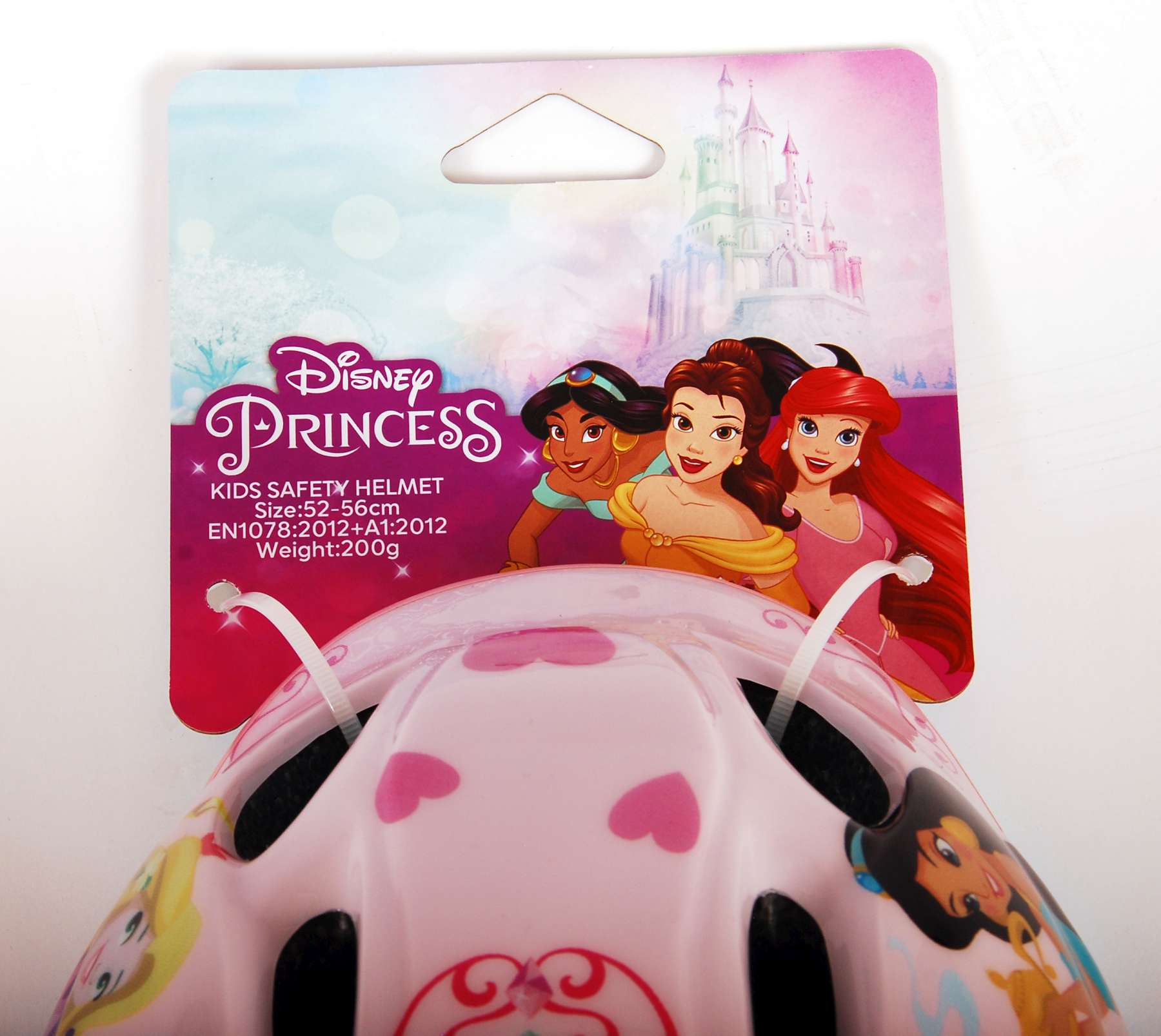Fahrradhelm Disney Prinzessin in Rosa 52-56 cm Kinderhelm