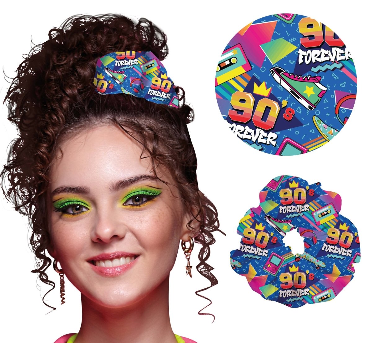 Jaren 90 Scrunchie