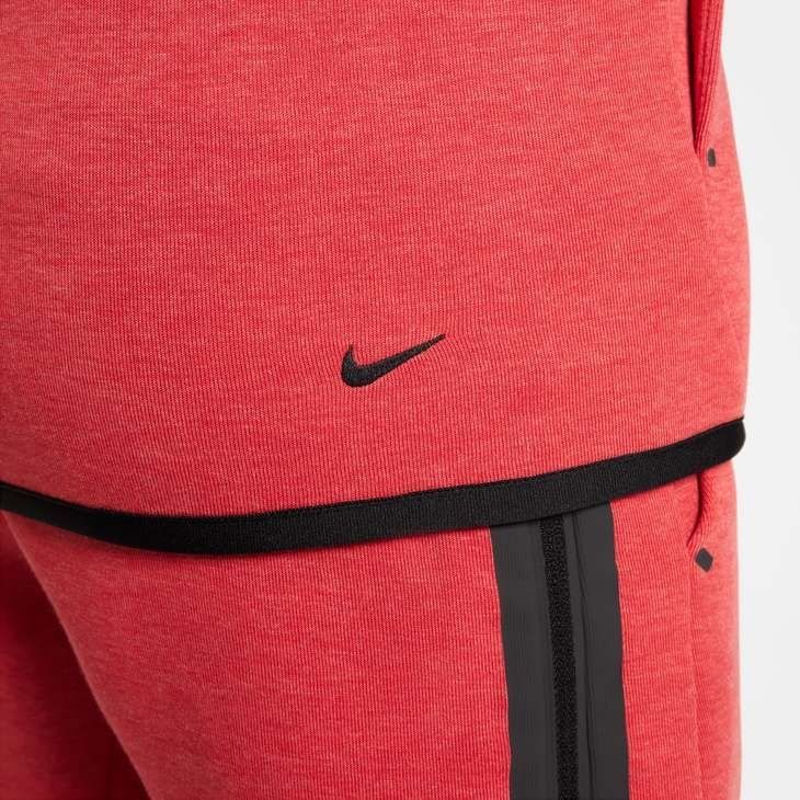 Nike Sweat à Capuche NSW Tech Fleece FZ 24 - Rouge/Noir Enfant