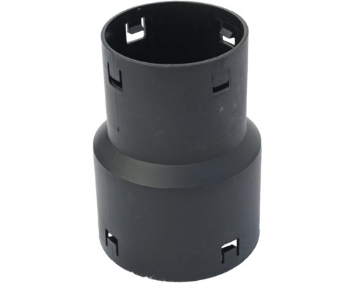 Pipelife verloopstuk voor afvoerbuis, kunststof, rond, zwart, DN 100/80 mm
