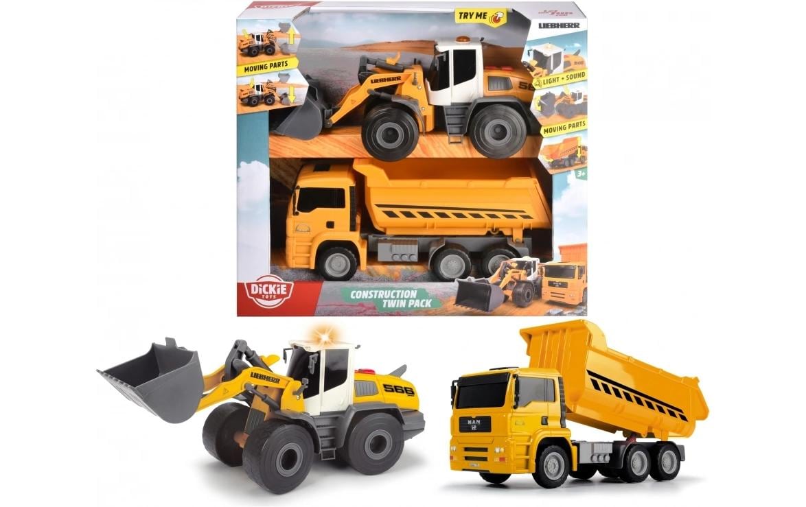 Baustellenfahrzeug Construction Twin PackConstruction Set