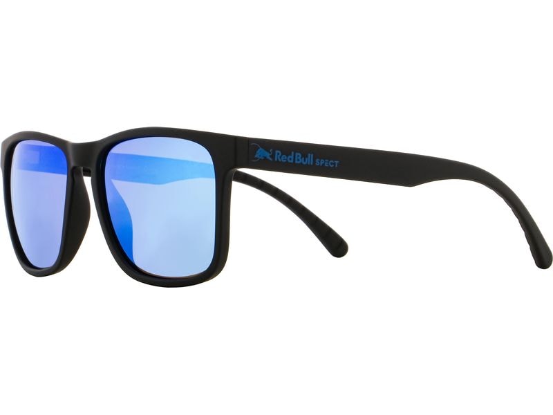 RedBull SPECT Sonnenbrille Edge Schwarz, Blau Schlüsselloch-Sportbrille