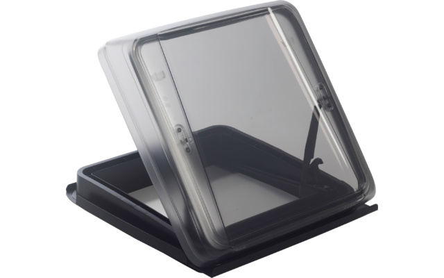 MPK VisionStar M LED Dachhaube ohne Dauerbelüftung mit LED-Beleuchtung 400 x 400 mm schwarz