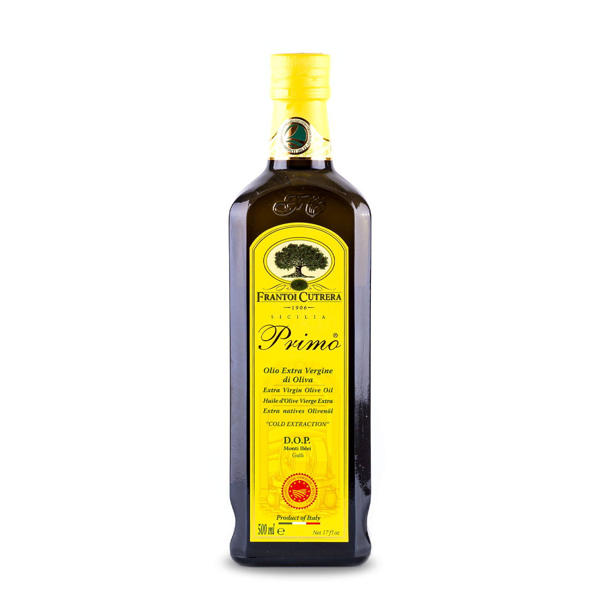 Primo Olio extra vergine Monti iblei DOP, 500 ml