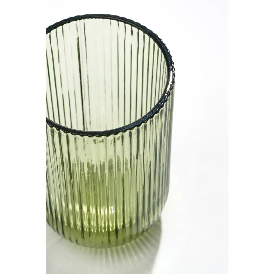 Mica Decorations Merlot Drinkglas - Set van 6 - 400 ml - Lichtgroen