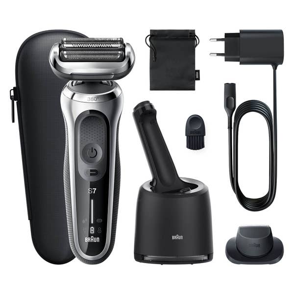 Braun Series 7 71-S7200cc Elektrorasierer Mit Präzisionstrimmer, Reinigungsstation (UVP: 329.99 €)