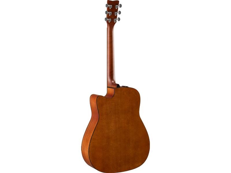 Yamaha Westerngitarre FGX800C – Natur Elektroakustische Westerngitarre mit Cutaway