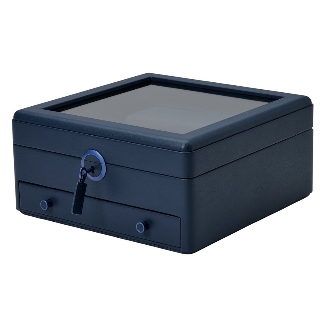 Wolf 1834 Earth Uhren- und Schmuckbox Blau