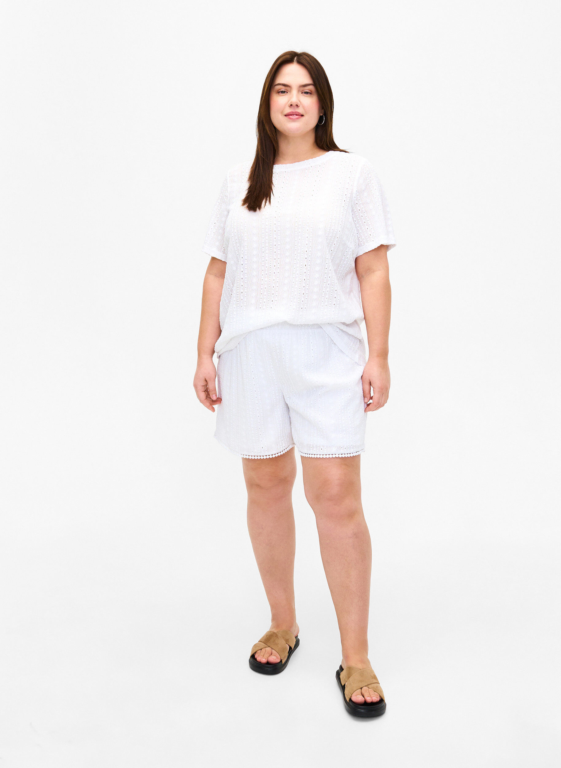 Shorts med strukturmønster