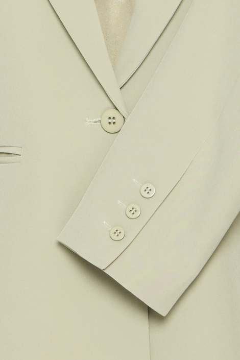 Ichi groene dames blazer